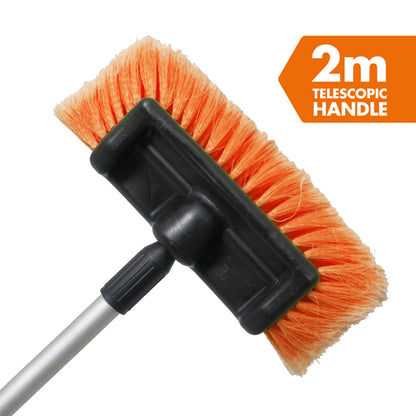 Bennett Read 2m Telescopic Cleaning Brush Black & Orange