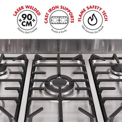Bennett Read Crystal 90cm Gas|Electric Stove JST104