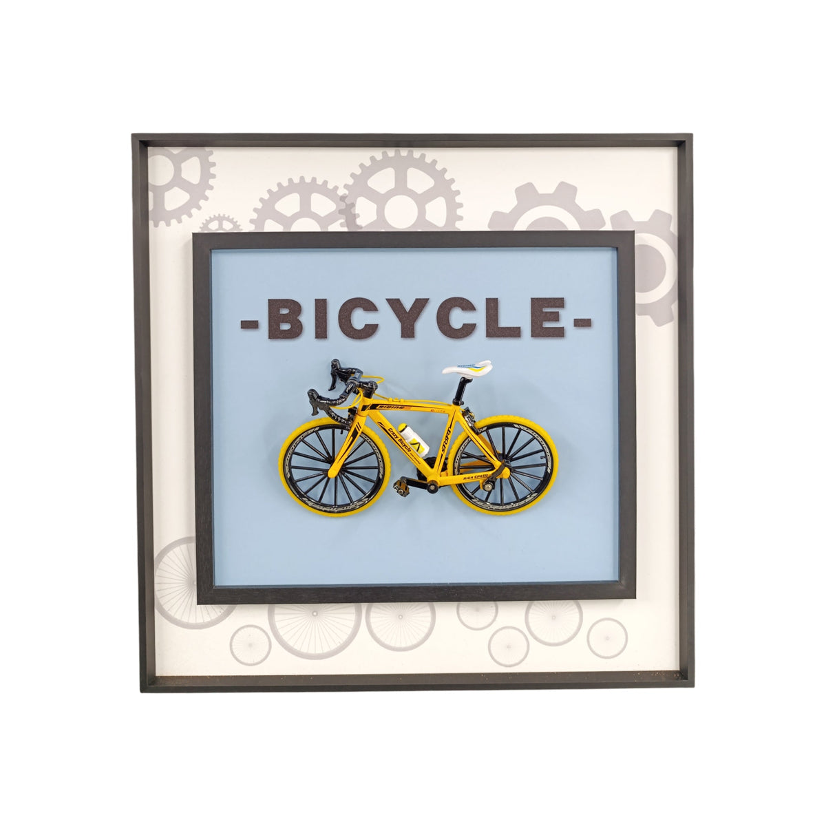 40 x 40cm Bicycle Frame Yellow