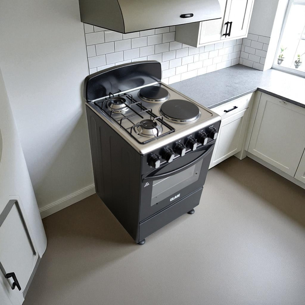 Blaze Gas/Electric Stove and Electric Oven