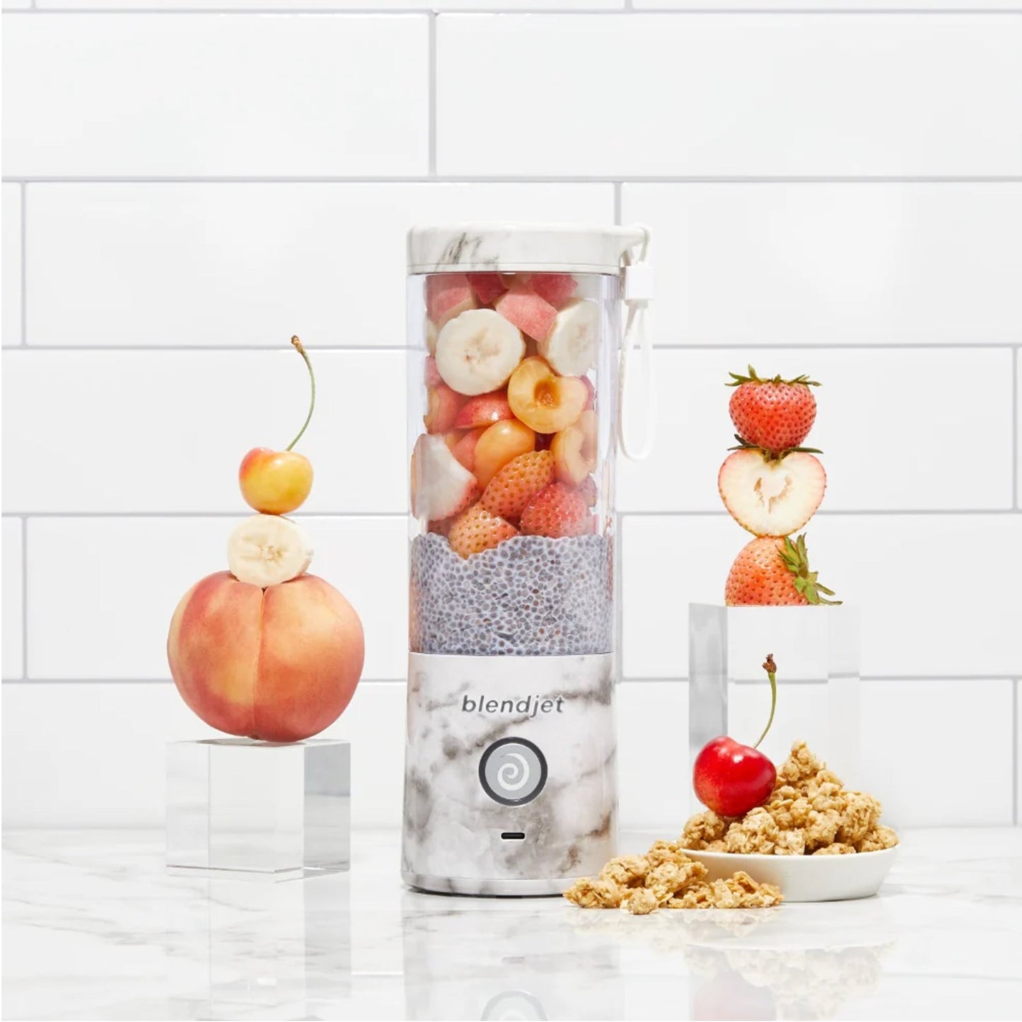 Blendjet 2 Portable Blender White Marble