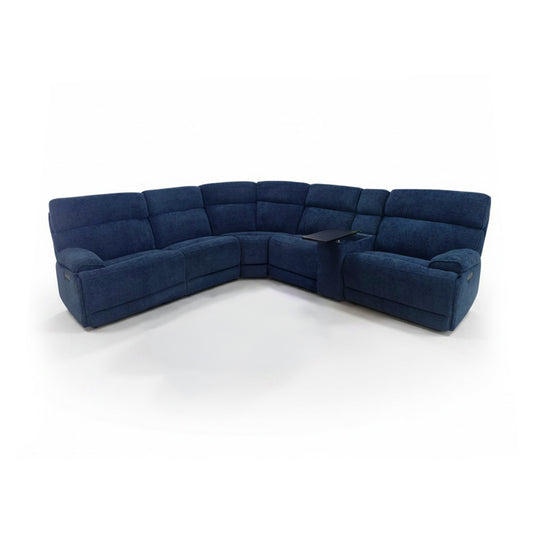 Modern Modular Sectional Fabric Electric Reclining Sofa Corner 55136M