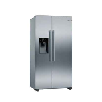 Series 4 American side by side 178.7 x 90.8 cm Brushed steel anti-fingerprint, Total No Frost KAI93VI304