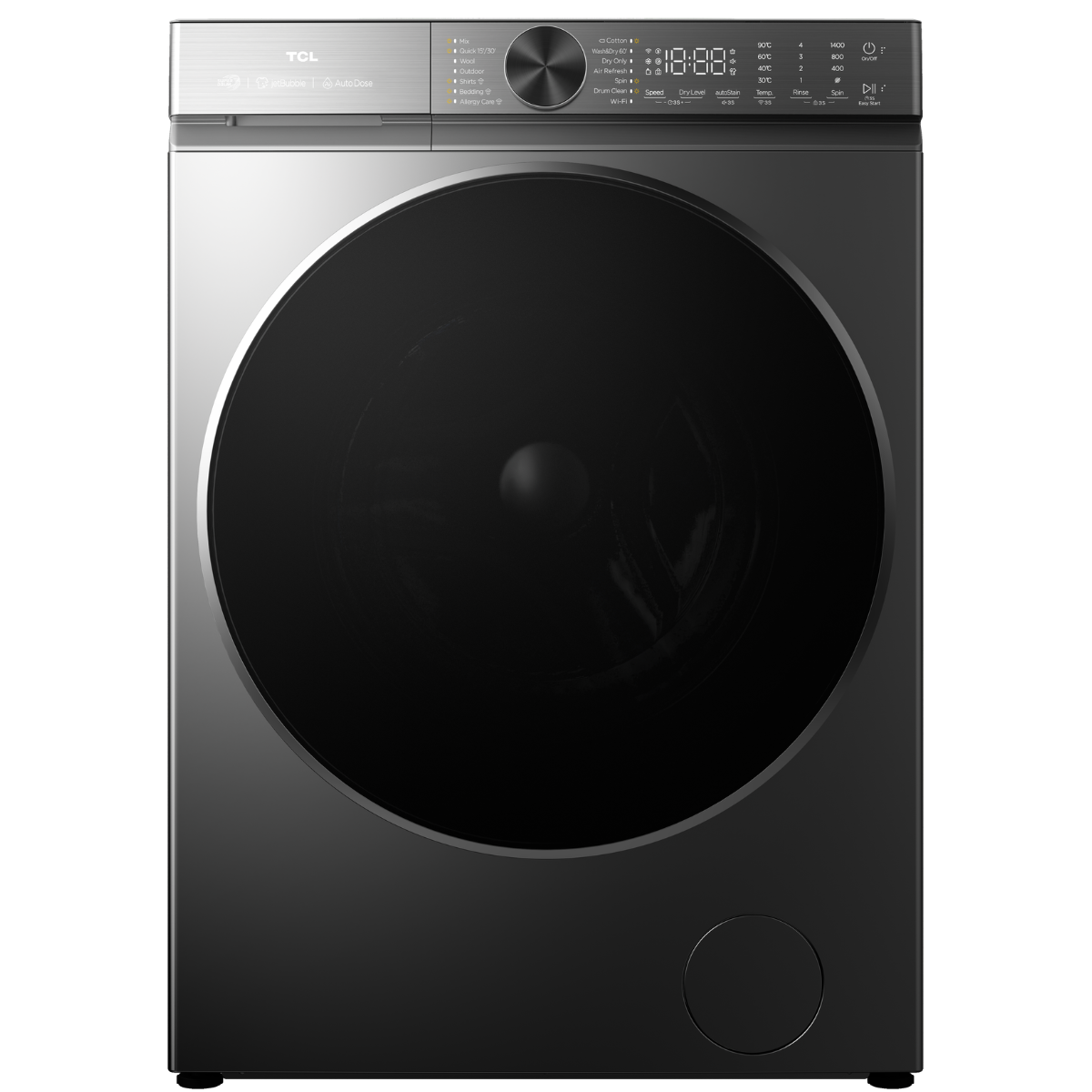 TCL 12kg/8kg Washer Dryer Combo with DD Inverter Motor & Wi-Fi – C512WDG