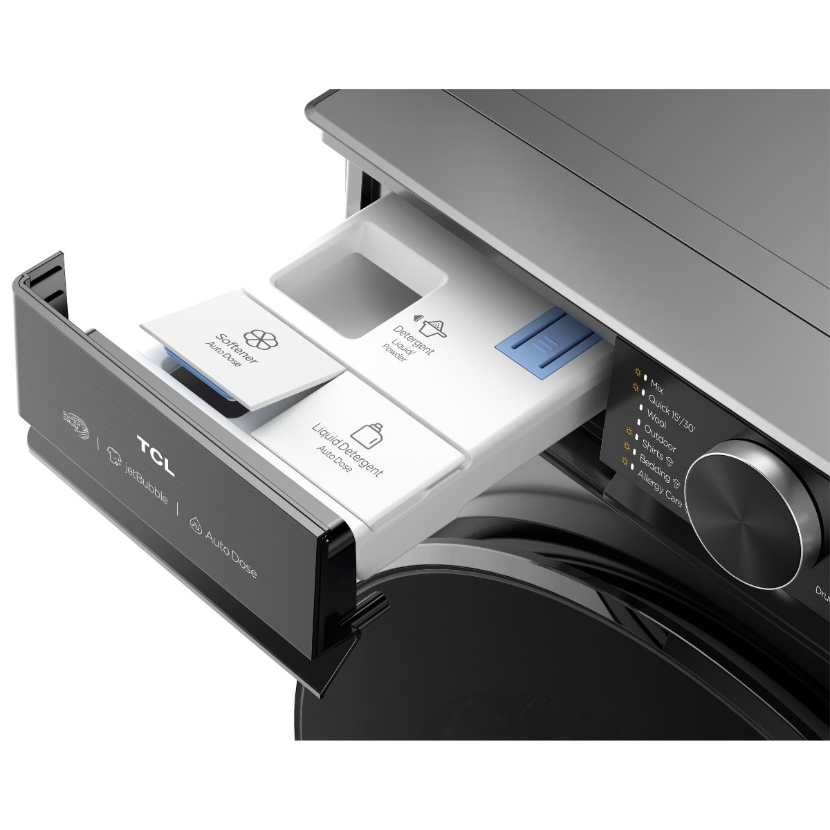 TCL 12kg/8kg Washer Dryer Combo with DD Inverter Motor & Wi-Fi – C512WDG