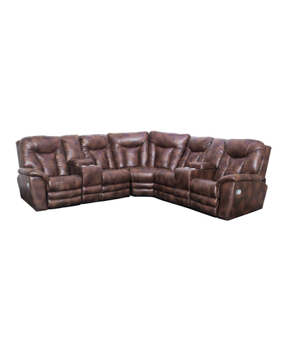 Caxton Corner Sofa 3pc Brown