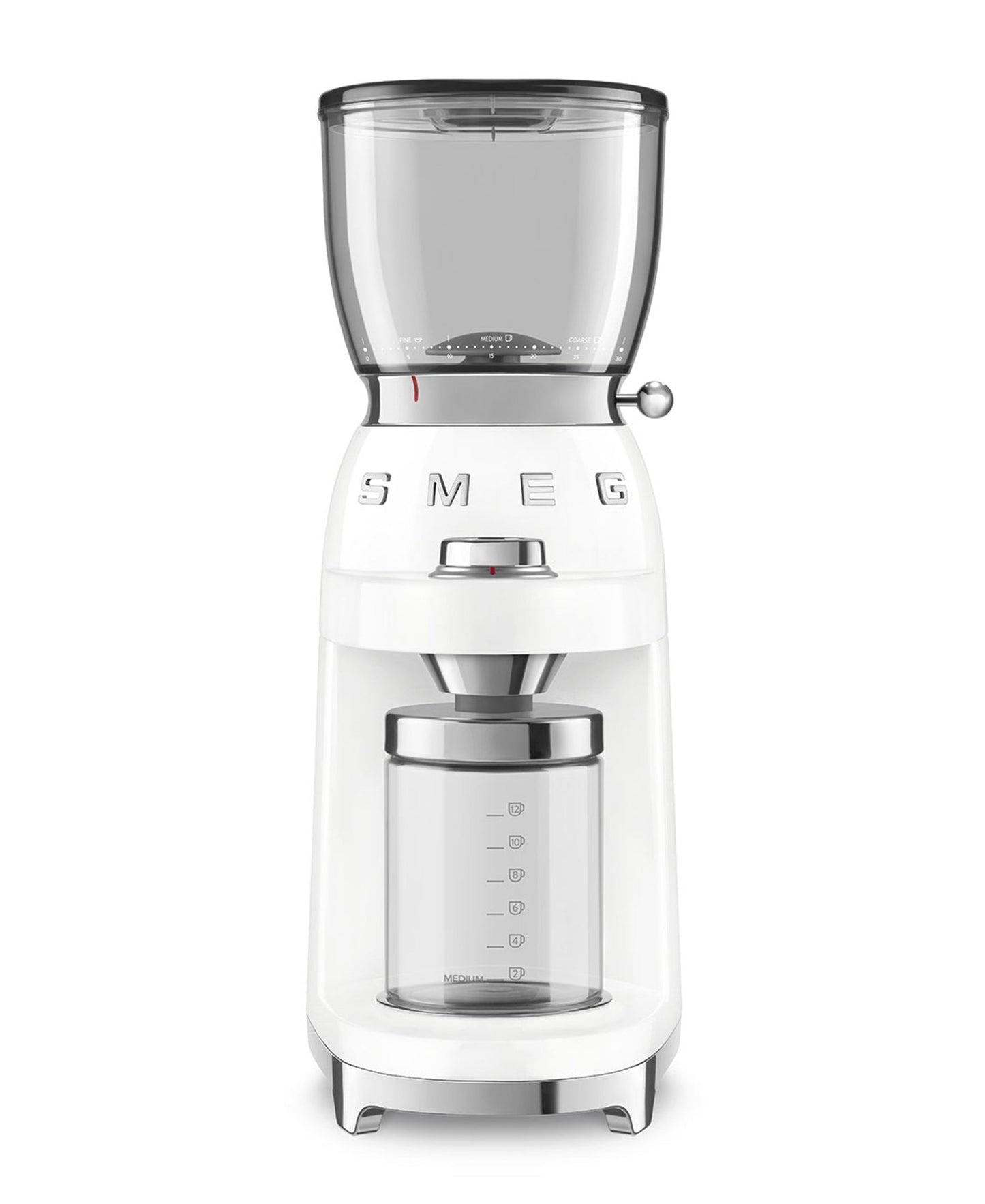 Smeg Retro Coffee Grinder - White