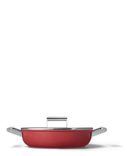 Smeg Deep Pan 28CM - Red