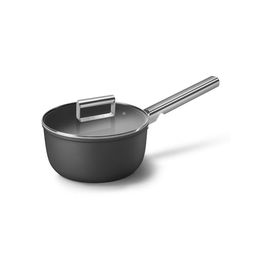 Smeg Sauce Pan 20CM - Black