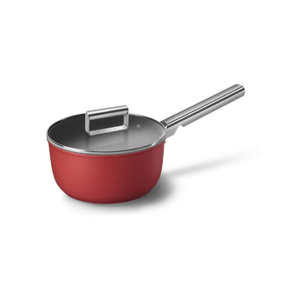 Smeg Sauce Pan 20CM - Red