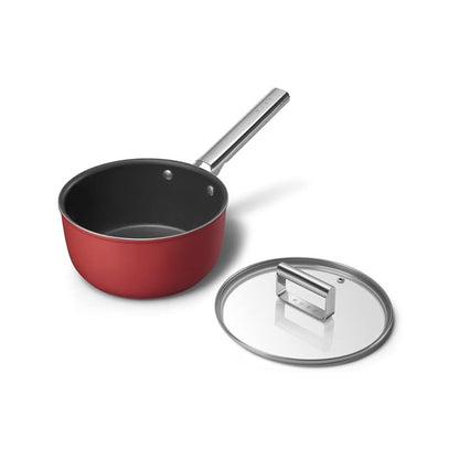 Smeg Sauce Pan 20CM - Red