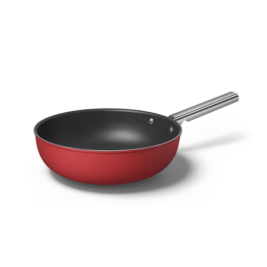 Smeg 30cm Wok - Red