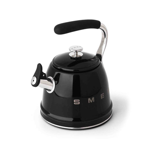 Smeg Whistling Stovetop Kettle - Black