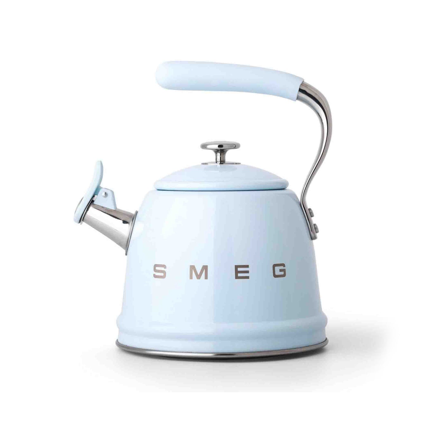 Smeg Whistling Stovetop Kettle - Pastel Blue