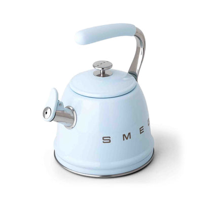 Smeg Whistling Stovetop Kettle - Pastel Blue