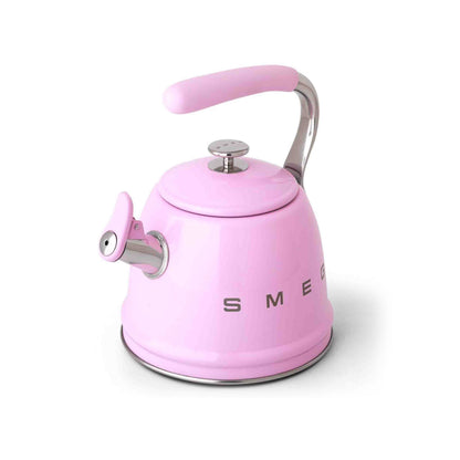 Smeg Whistling Stovetop Kettle - Pink