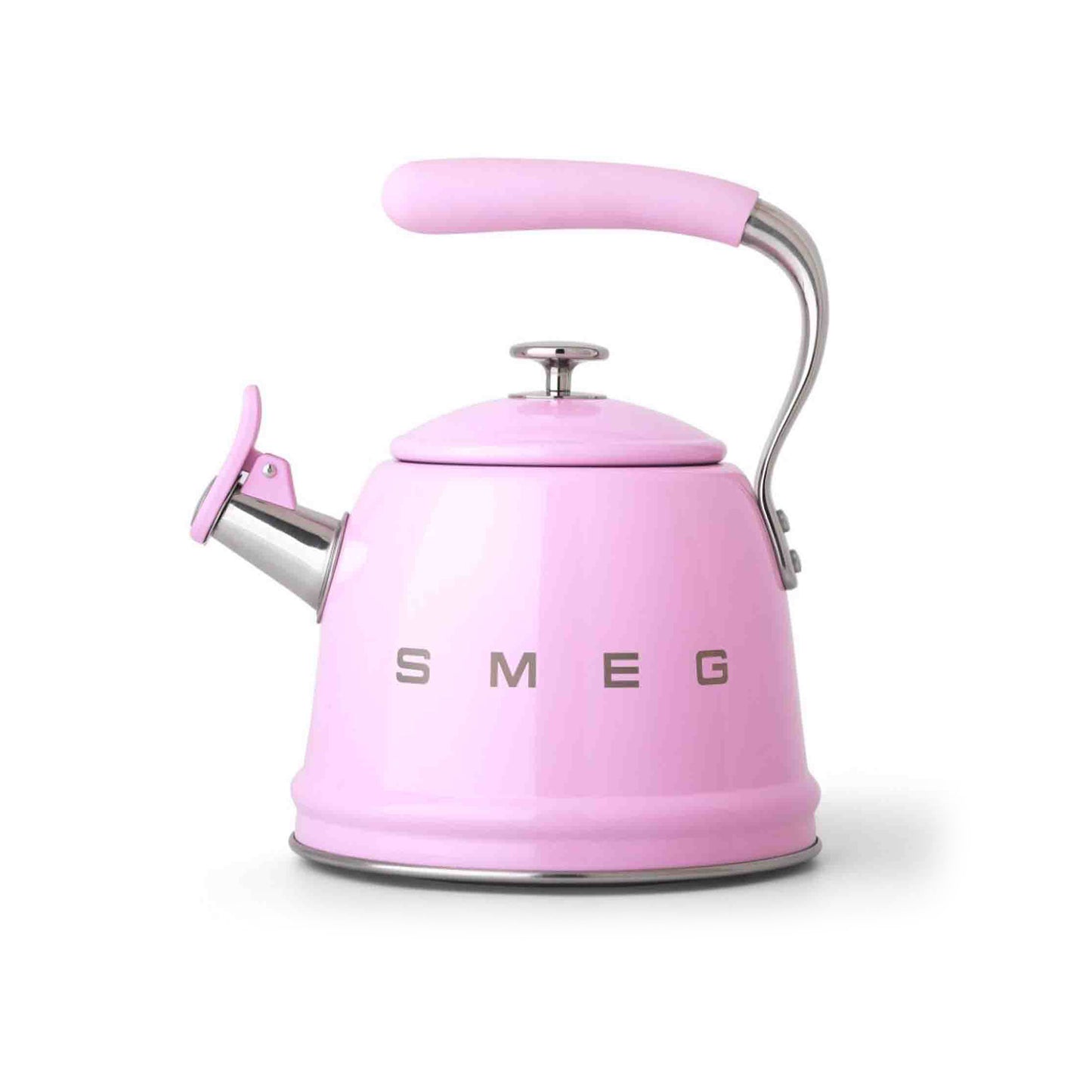 Smeg Whistling Stovetop Kettle - Pink