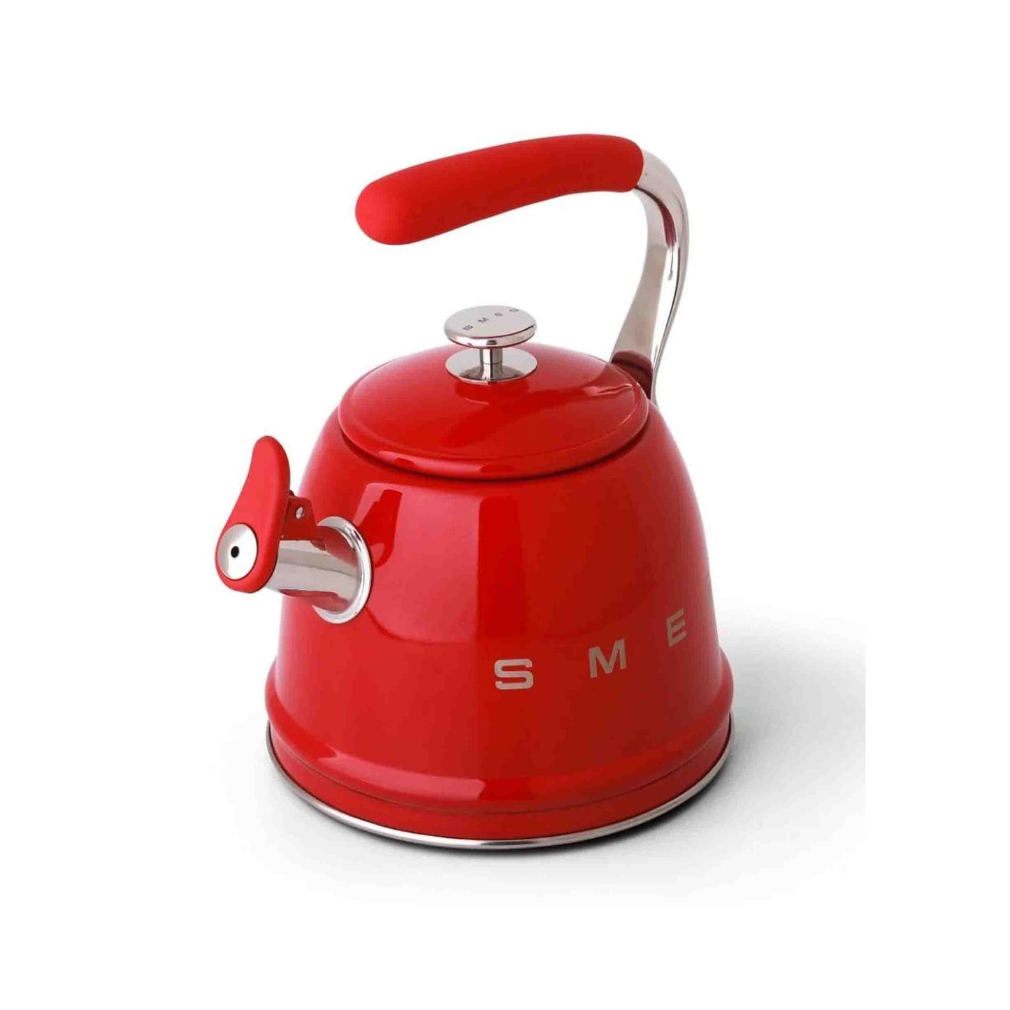 Smeg Whistling Stovetop Kettle - Red