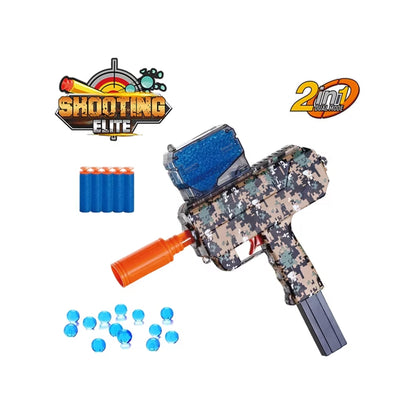 Camouflage Design Electric Gel Ball Blaster Gun Multicoloured