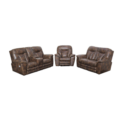 Caxton 3 Piece Sofa Brown 2-2-1