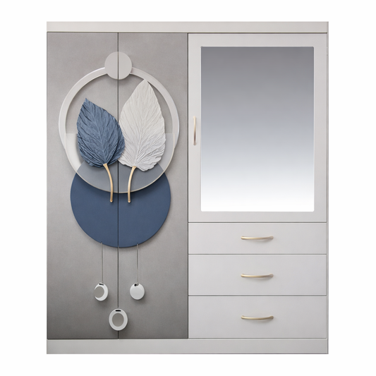 MF555 3 Door Steel Wardrobe