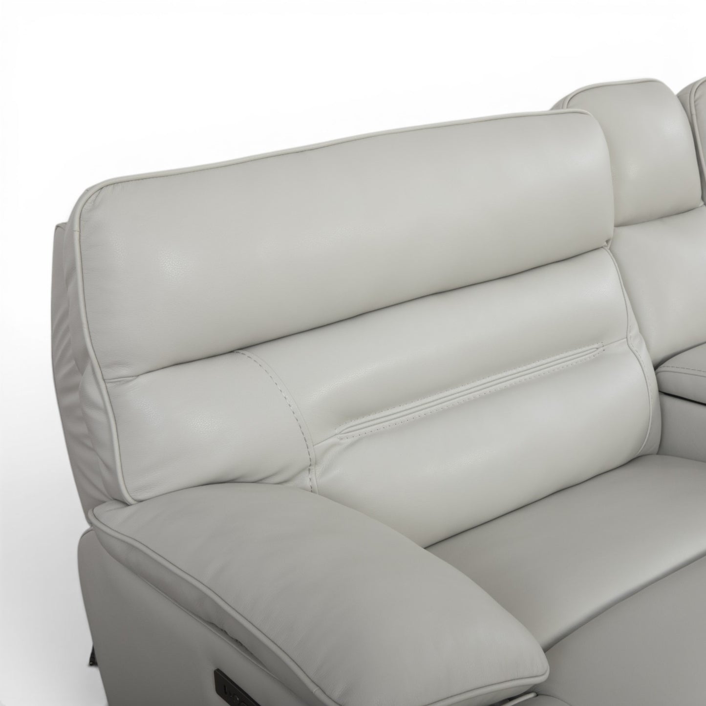 CA Corner Electric Lounge Suite White U70391M