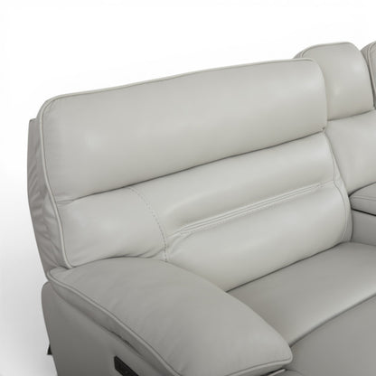 CA Corner Electric Lounge Suite White U70391M