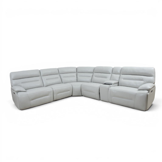 CA Corner Electric Lounge Suite White U70391M