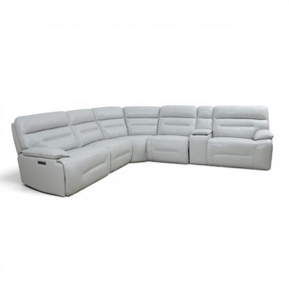 CA Corner Electric Lounge Suite White U70391M