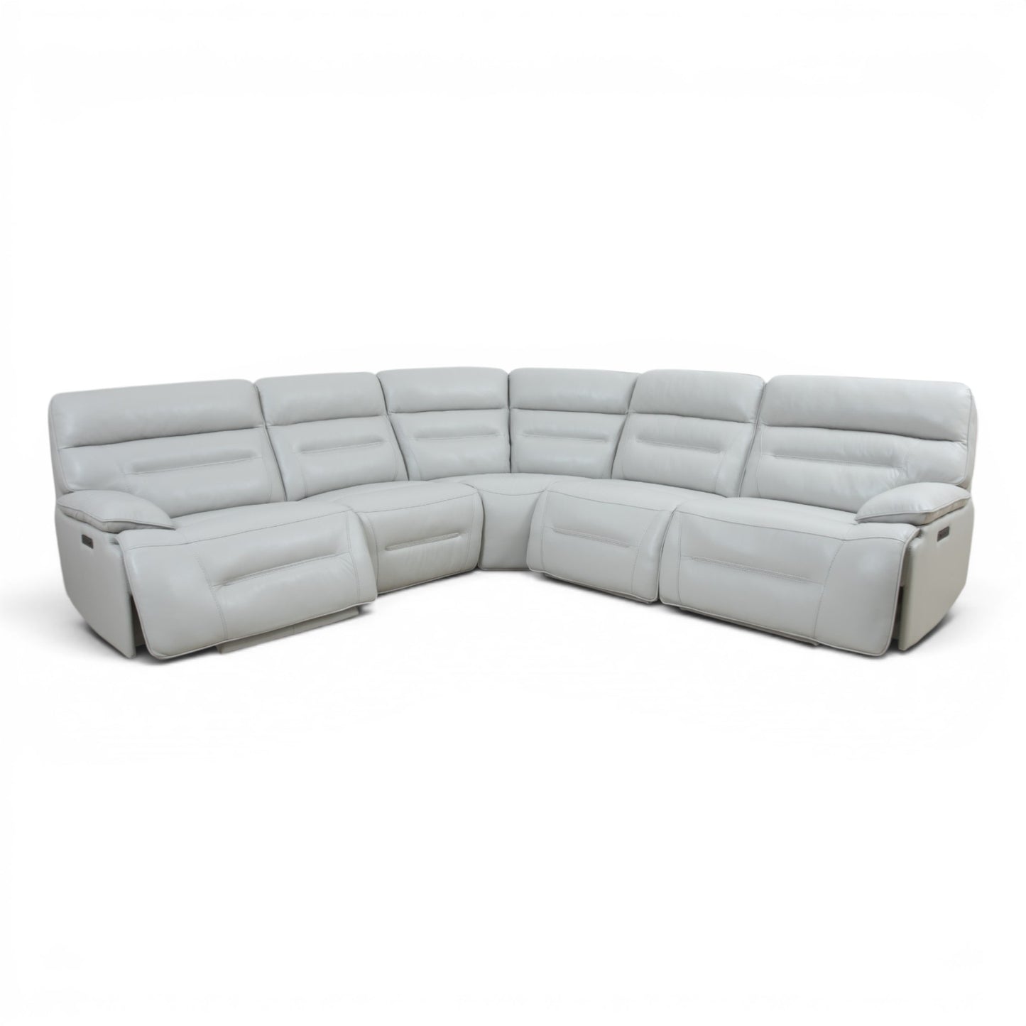 CA Corner Electric Lounge Suite White U70391M