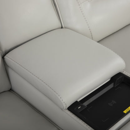 CA Corner Electric Lounge Suite White U70391M