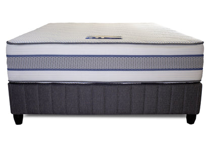 Cloud Nine Glacier queen bed on MJ base