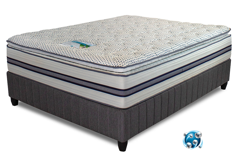 Cloud Nine HR Blue Eclipse queen bed on MJ base