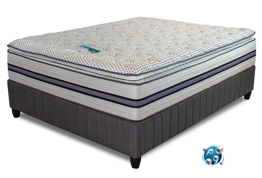 Cloud Nine HR Blue Eclipse queen bed on MJ base