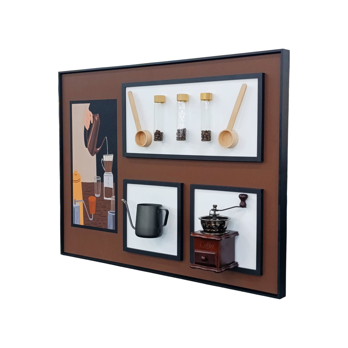 60 x 80cm Coffee Frame Brown