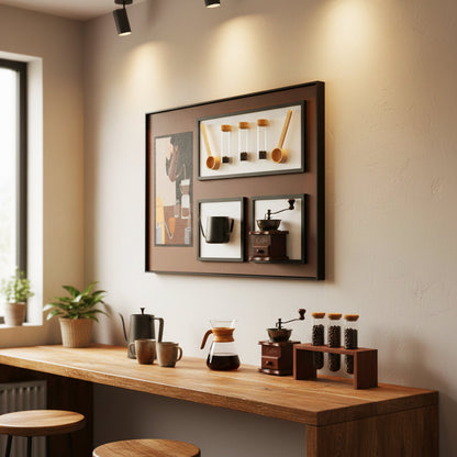 60 x 80cm Coffee Frame Brown