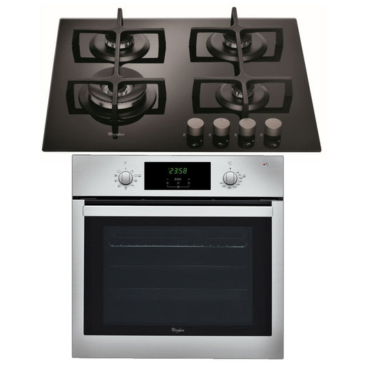 Whirlpool Oven Hob Combo GOA 6423/NB + AKP 742 IX