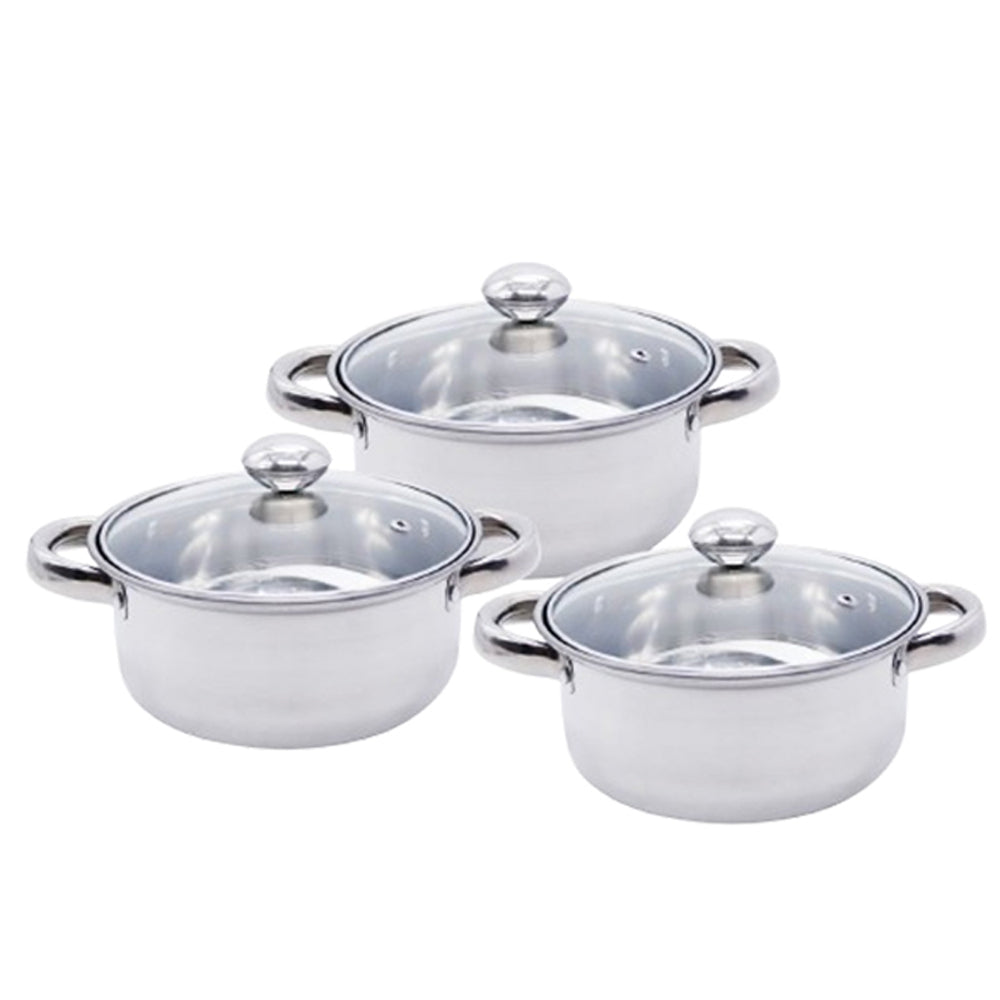 Condere Stainless Steel Pot Set 6 Piece