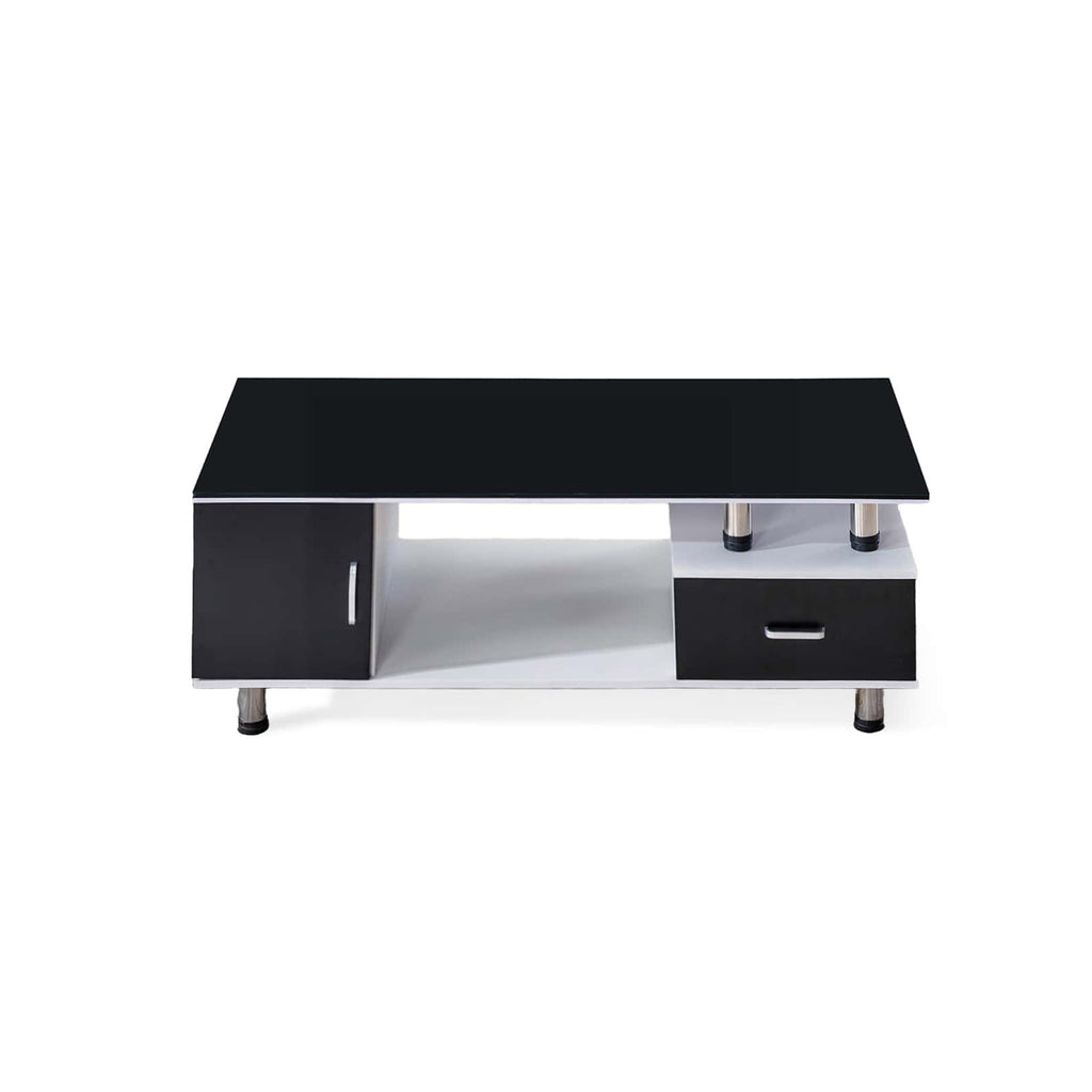 Contempory Coffee Table – White + Black CT218