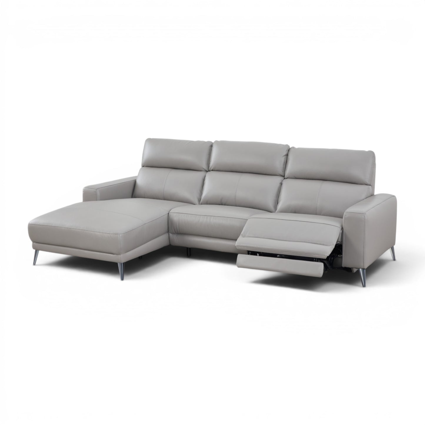 Corner Leather Daybed WIth Electric Recliner 51698M