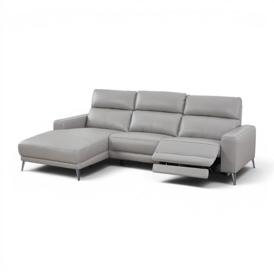 Corner Leather Daybed WIth Electric Recliner 51698M
