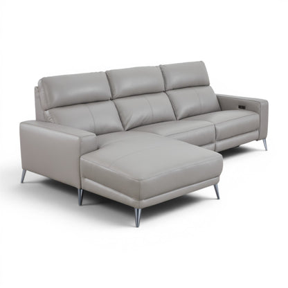 Corner Leather Daybed WIth Electric Recliner 51698M