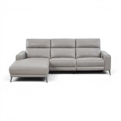 Corner Leather Daybed WIth Electric Recliner 51698M