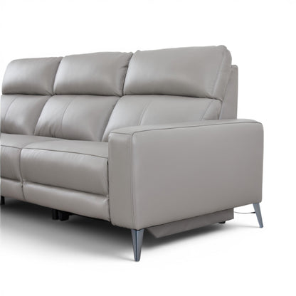 Corner Leather Daybed WIth Electric Recliner 51698M