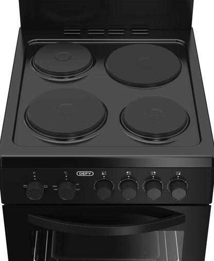 Defy 4 Plate Compact Stove Black FC - DSS554