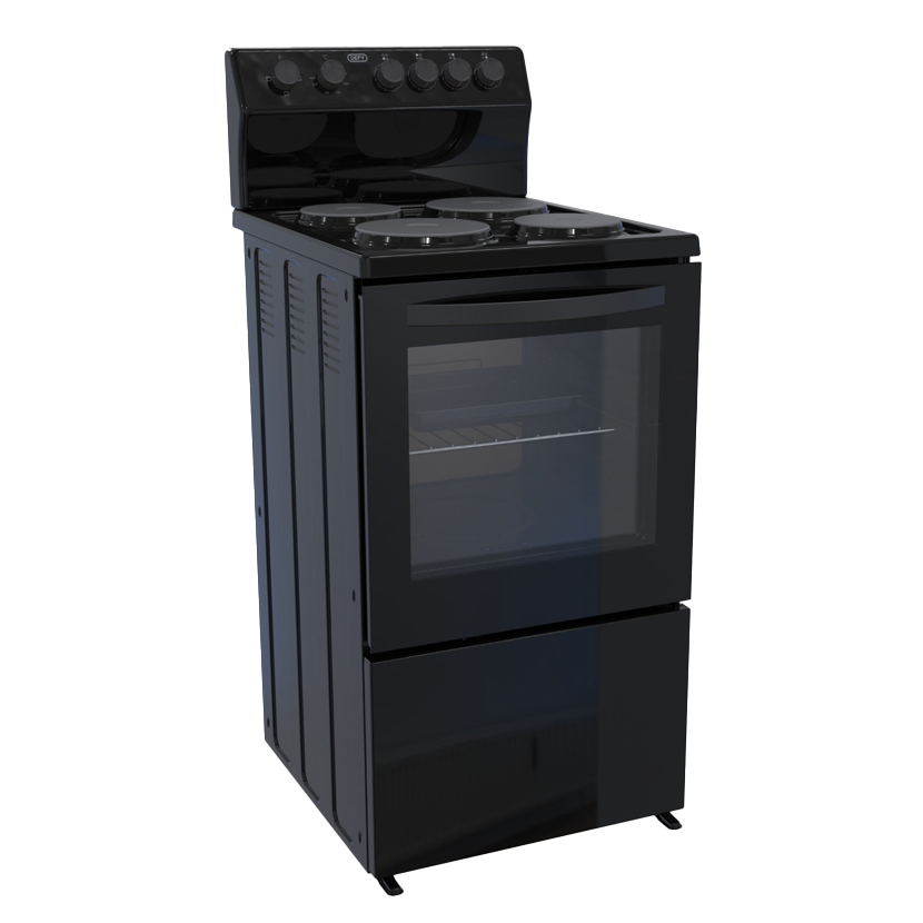 Defy 4 Plate Stove Black - DSS556