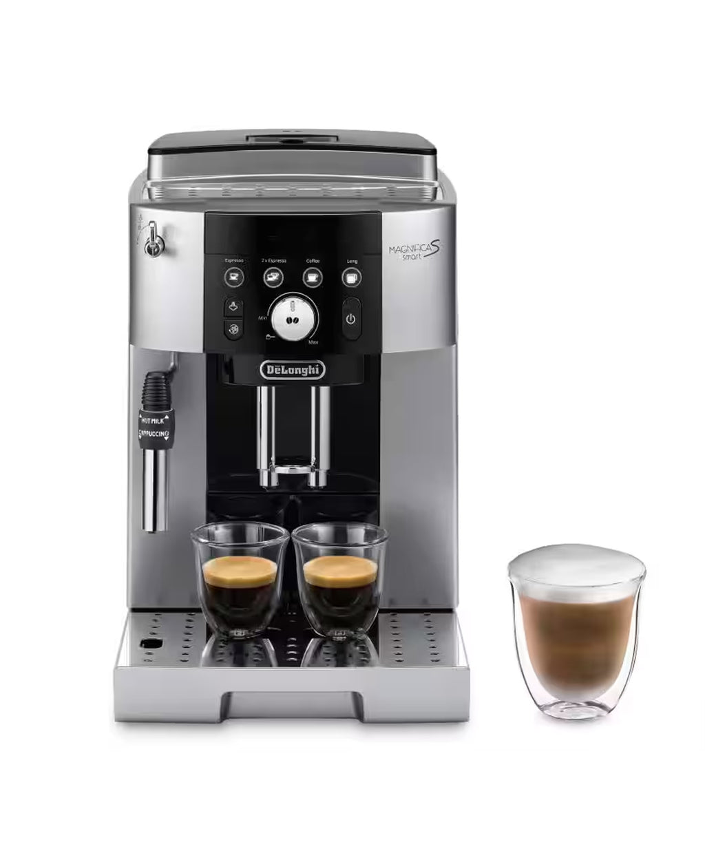 DeLonghi Magnifica S Smart Espresso Machine - Silver & Black