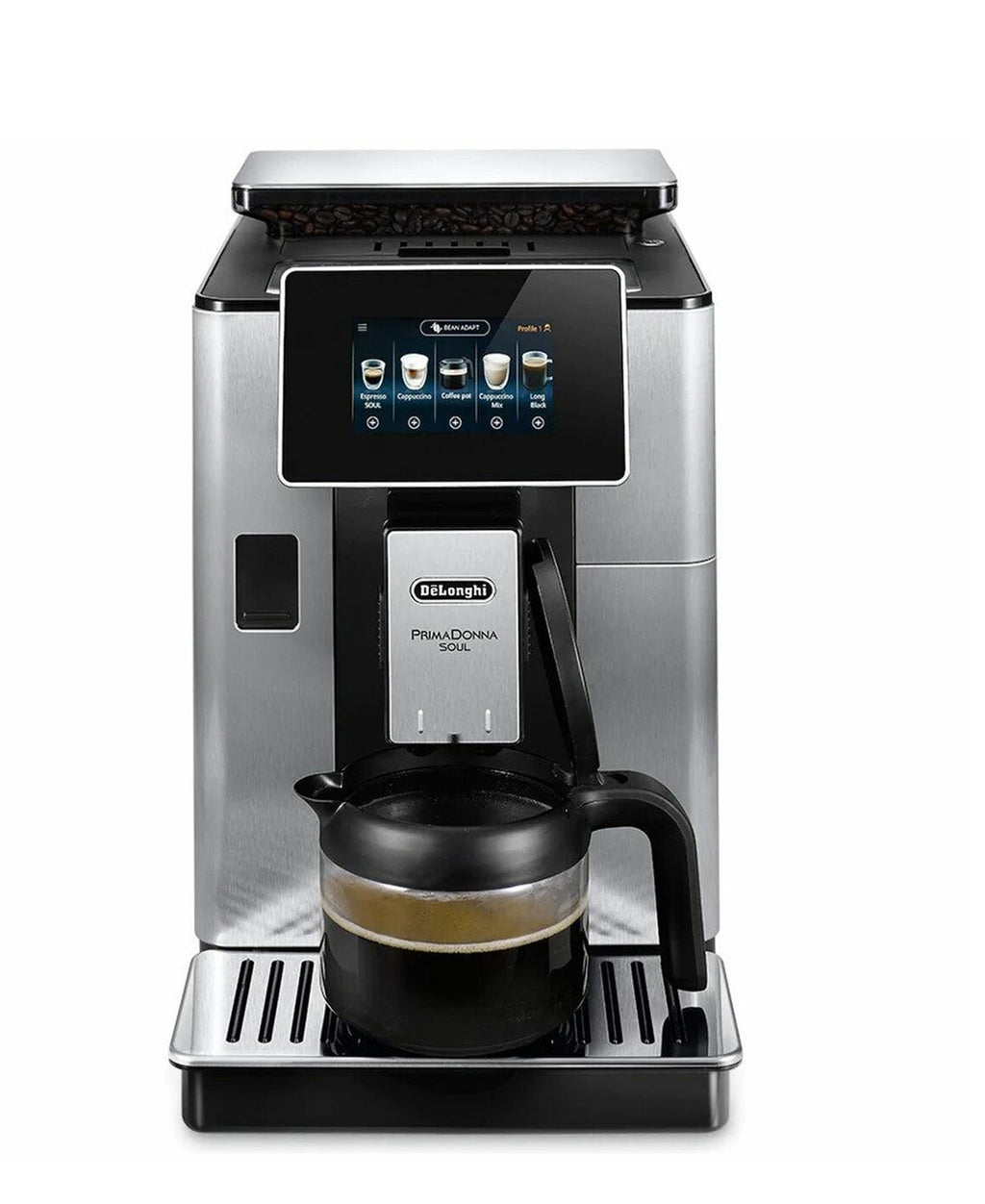 DeLonghi PrimaDonna Soul Bean to Cup - Silver