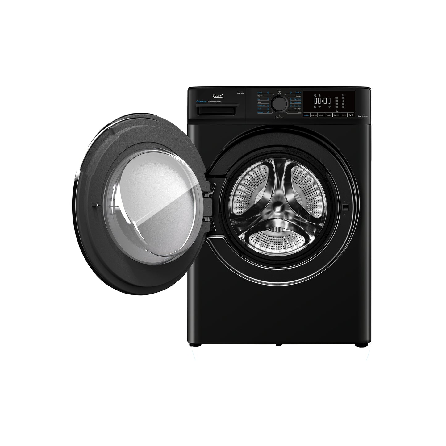 Defy 8kg Midnight Black Front Loader Washing Machine DAW408B
