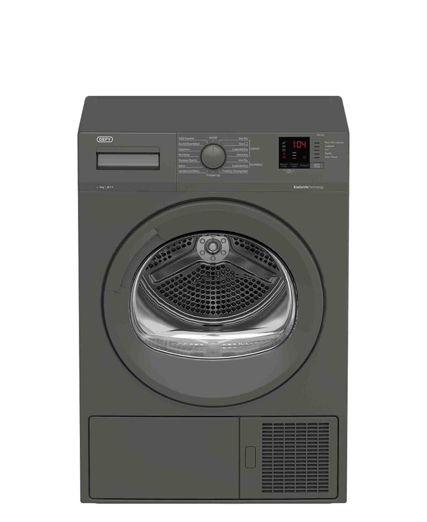 Defy 9kg Heat Pump Dryer - Manhattan Grey